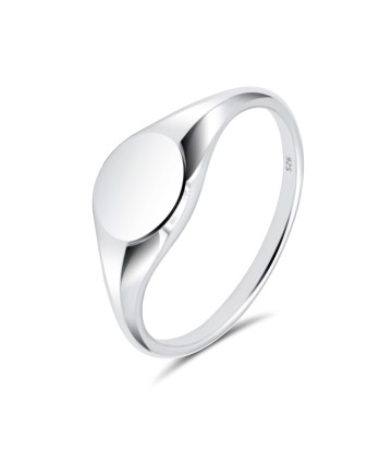 Signet Plain Silver Ring NSR-4341
